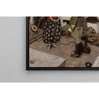 Never the Twain Shall Meet - Dean Cornwell | Reproduction Tableau Décoration murale affiche copie