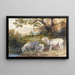 Family of Sheep - Newton Limbird Smith Fielding — framed artwork on a wall