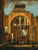 Motiv der Basilika des Konstantin mit der Anbetung der Weisen - Niccolò Codazzi — Ansicht des Kunstwerks