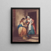 Neues Makrelen-Gemälde - Niccolò Schiavonetti — gerahmtes Bild an der Wand