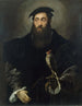 Ritratto di un gentiluomo con un falco - Niccolò dell'Abate — vista dell’opera
