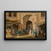 Der Bazar Babel Sharia, Kairo - Nicola Forcella — gerahmtes Bild an der Wand