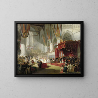 Nicolaas Pieneman - The Inauguration of King William II in the Nieuwe Kerk in Amsterdam on 28 November 1840.webp