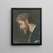 Portrait of Georges Hendrik Breitner - Nicolaas van der Waay — framed artwork on a wall