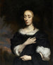 Portrait einer Frau in einem schwarzen Kleid - Nicolaes Maes — Ansicht des Kunstwerks