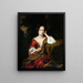 Ritratto di una donna - Nicolaes Maes — quadro incorniciato alla parete