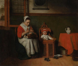 Nicolaes Maes - The Lacemaker.webp