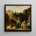 Hippocrate che rende visita a Democrito - Nicolaes Moeyaert — quadro incorniciato alla parete