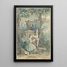 elegante di coppia in un parco - Nicolaes Muys | Reproduction — quadro incorniciato alla parete