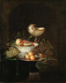 Naturmorte mit Früchten und Muschelschale - Nicolaes van Gelder — Ansicht des Kunstwerks