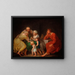 Una scena di addio - Nicolai Abildgaard — quadro incorniciato alla parete