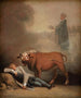 Niels Klim crede di udire il diacono quando viene svegliato da un toro - Nicolai Abildgaard — vista dell’opera