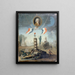 Allegorie der Revolution - Nicolas-Henri Jeaurat de Bertry — gerahmtes Bild an der Wand