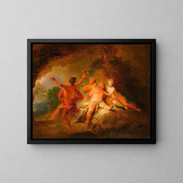 Bacchanales - Nicolas Bertin — gerahmtes Bild an der Wand