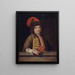 Portrait Emmanuel de Coulanges 1633-1716 Pistolier und Chansonnier - Nicolas Colombel — gerahmtes Bild an der Wand