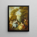 Eine galante Unterhaltung Galante Unterhaltung - Nicolas Lancret — gerahmtes Bild an der Wand
