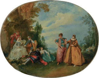 Nicolas Lancret - An outdoor concert with the Beautiful Greek and the Amorous Turk.webp