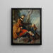 Fissaggio del pattino - Nicolas Lancret — quadro incorniciato alla parete