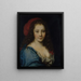 Ritratto presumibile di Armande Béjart tra il 1640 e il 1700 attrice - Nicolas Mignard — quadro incorniciato alla parete