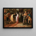 Szene der Ritterlichkeit - Nicolas Moillon — gerahmtes Bild an der Wand