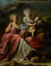 Madame Langlois de Falaise e sua figlia la contessa di Mo de Sons - Nicolas Pérsevál — vista dell’opera