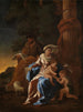 La Sainte Famille avec l'enfant Jean - Nicolas Poussin — vista dell’opera