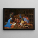 L'Adorazione dei pastori - Nicolas Poussin — quadro incorniciato alla parete