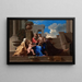 La Sainte Famille sur les marches - Nicolas Poussin — quadro incorniciato alla parete