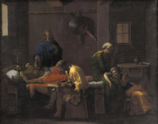 Das Testament von Eudamidas - Nicolas Poussin — Ansicht des Kunstwerks