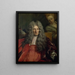 Portrait von Charles Boucher d'Orsay, privat der Händler, 1700 - 1708 - Nicolas de Largillière — gerahmtes Bild an der Wand