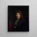Portrait eines Pariser Stadtrats - Nicolas de Largillière — gerahmtes Bild an der Wand