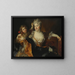 Ritratto di Marguerite-Élisabeth Forest de Largillière e di suo figlio Nicolas - Nicolas de Largillière — quadro incorniciato alla parete