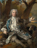 Portrait eines Herrn in Jagdkleidung - Nicolas de Largillière — Ansicht des Kunstwerks