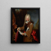 Ritratto di un ufficiale - Nicolas de Largillière — quadro incorniciato alla parete
