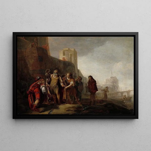 Nicolaus Knpfer - The Legates of Alexander the Great Investing the Gardener Abdalonymus with the Insignia of the Kingship of Sidon.webp