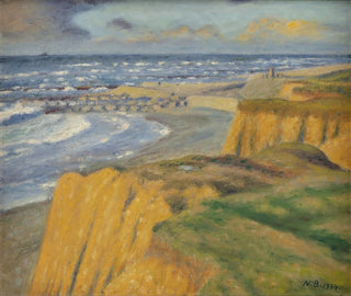 Niels Bjerre - Bovbjerg at sunset Autumn.webp