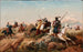 North African scene with Arab riders - Niels Simonsen — artwork view