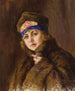 Portrait einer Frau - Nikolai Ivanovich Kravchenko — Ansicht des Kunstwerks