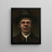 Selbstporträt - Nikolai Kummits — gerahmtes Bild an der Wand