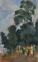 Am Ufer des Teiches - Nikolai Mikhailovich Grigoriev — Ansicht des Kunstwerks