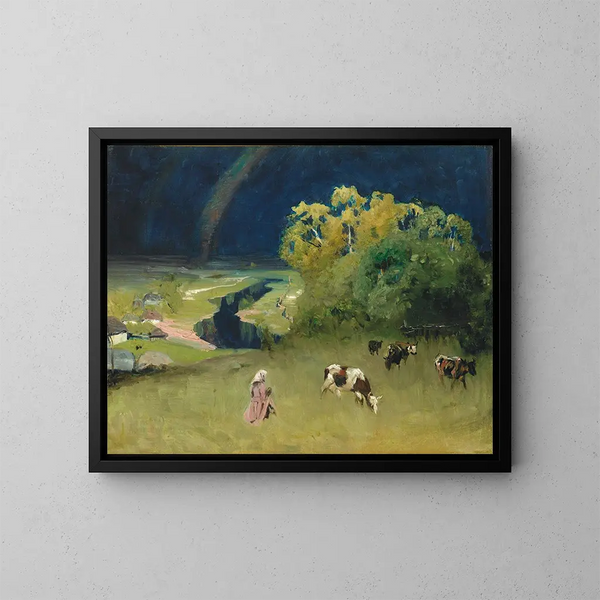 L'Arc-en-ciel - Nikolai Nikanorovich Dubovskoy — gerahmtes Bild an der Wand