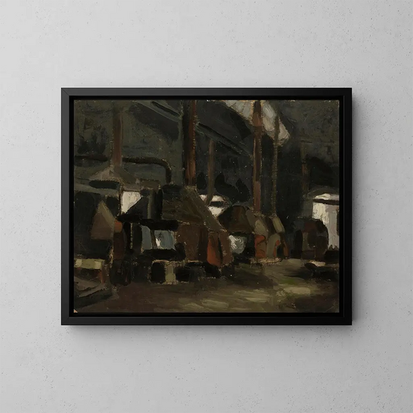 Innenraum - Nikolai Triik — gerahmtes Bild an der Wand