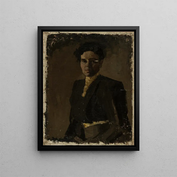 Nikolai Triik - Naine tumedas kleidis.webp