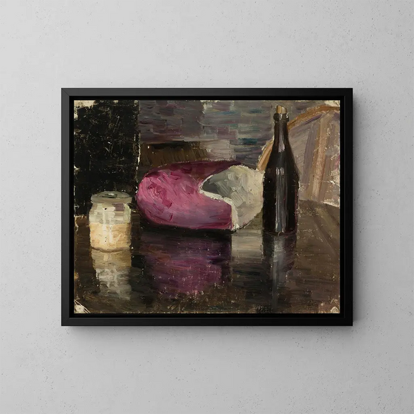 Naturmorte mit Gemüse - Nikolai Triik — gerahmtes Bild an der Wand