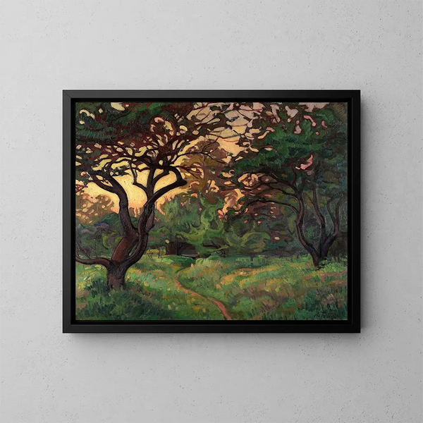 Alter Garten - Nikolai Triik — gerahmtes Bild an der Wand