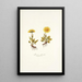 Arnica glacialis - Nikolaus Joseph Freiherr von Jacquin — quadro incorniciato alla parete