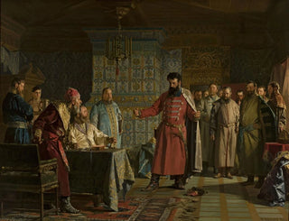 Nikolay Nevryov - Zakhary Lyapunovs quarrel with the Tsar Vasili Shuysky.webp