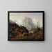 Turisti nelle montagne - Nils Bjørnsen Møller — quadro incorniciato alla parete