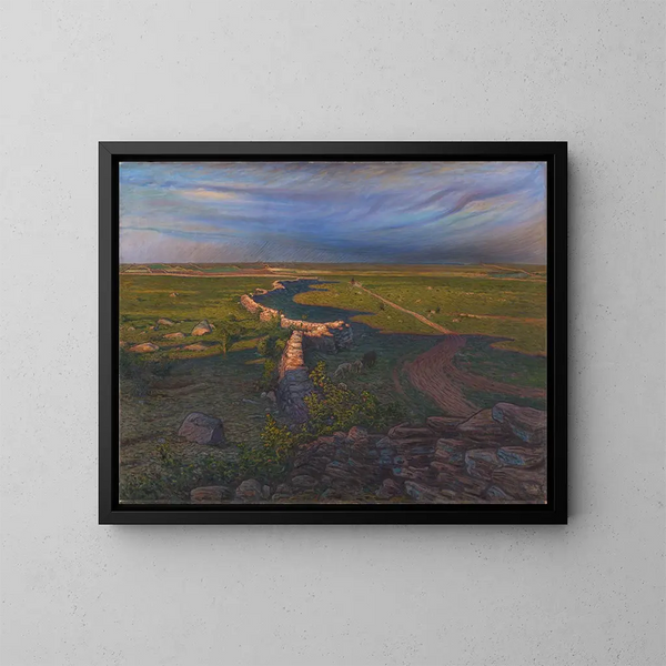 Paesaggio - Nils Kreuger — quadro incorniciato alla parete