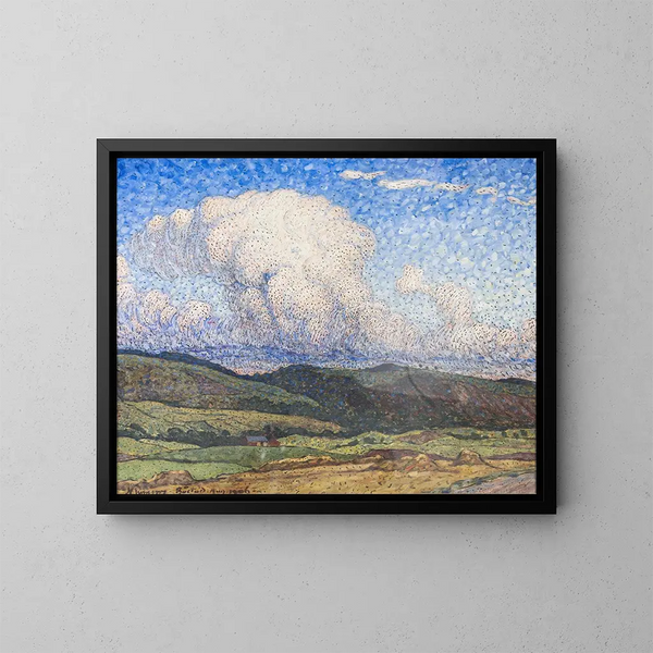 Nuvole soleggiate - Nils Kreuger — quadro incorniciato alla parete